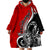 New Zealand Waitangi Day Wearable Blanket Hoodie Aotearoa Te Tiriti O Waitangi Kiwi Red Version LT01 - Polynesian Pride