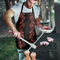 Hawaii Japan Koi Fish Red Apron Tapa Pattern LT01 - Polynesian Pride
