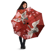 Hawaii Japan Cranes Sakura Flower Red Umbrella Japan Heritage Spirit LT01 - Polynesian Pride