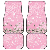 Cranes Sakura Floral Pink Pastel Car Mats Hawaii Japan Culture LT01 - Polynesian Pride