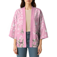 Cranes Sakura Floral Pink Pastel Kimono Hawaii Japan Culture - Polynesian Pride