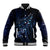 Personalised Matariki Paua Shell New Zealand Baseball Jacket Haka Dance At The Starry Night