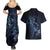 Personalised Matariki Paua Shell New Zealand Couples Matching Summer Maxi Dress and Hawaiian Shirt Haka Dance At The Starry Night