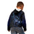 Personalised Matariki Paua Shell New Zealand Kid Hoodie Haka Dance At The Starry Night