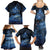 Personalised Matariki Kiwi Family Matching Summer Maxi Dress and Hawaiian Shirt Silver Fern