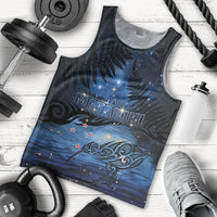 Personalised Matariki Kiwi Men Tank Top Silver Fern LT01 - Polynesian Pride