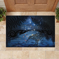 Matariki Kiwi Rubber Doormat Silver Fern LT01 - Polynesian Pride
