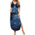 Personalised Matariki Kiwi Summer Maxi Dress Silver Fern