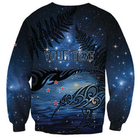 Personalised Matariki Kiwi Sweatshirt Silver Fern LT01 - Polynesian Pride