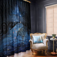 Matariki Kiwi Window Curtain Silver Fern LT01 - Polynesian Pride