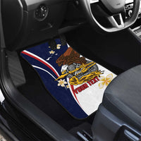 Personalized American Samoa Car Mats Amerika Samoa Bald Eagle