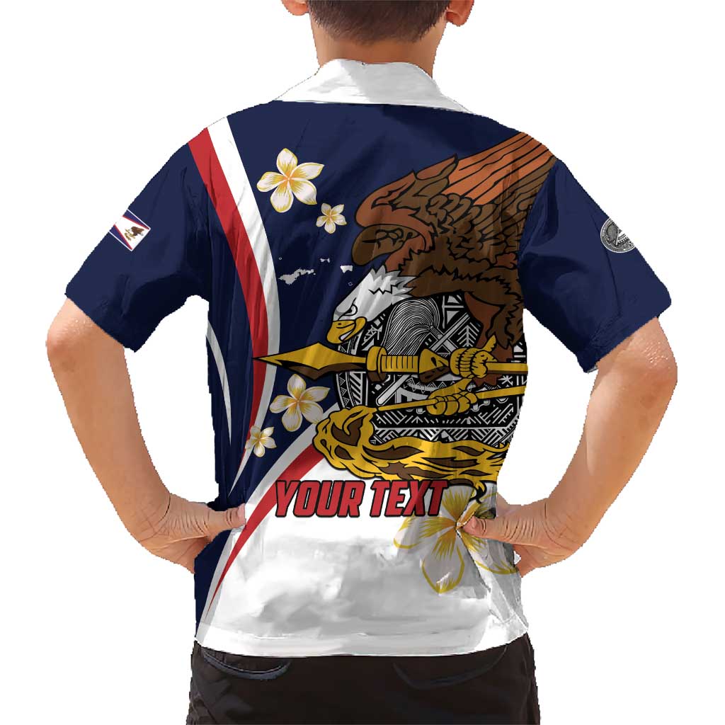 Personalized American Samoa Family Matching Short Sleeve Bodycon Dress and Hawaiian Shirt Amerika Samoa Bald Eagle