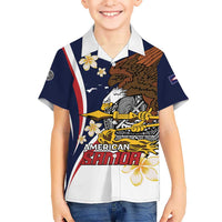 Personalized American Samoa Hawaiian Shirt Amerika Samoa Bald Eagle