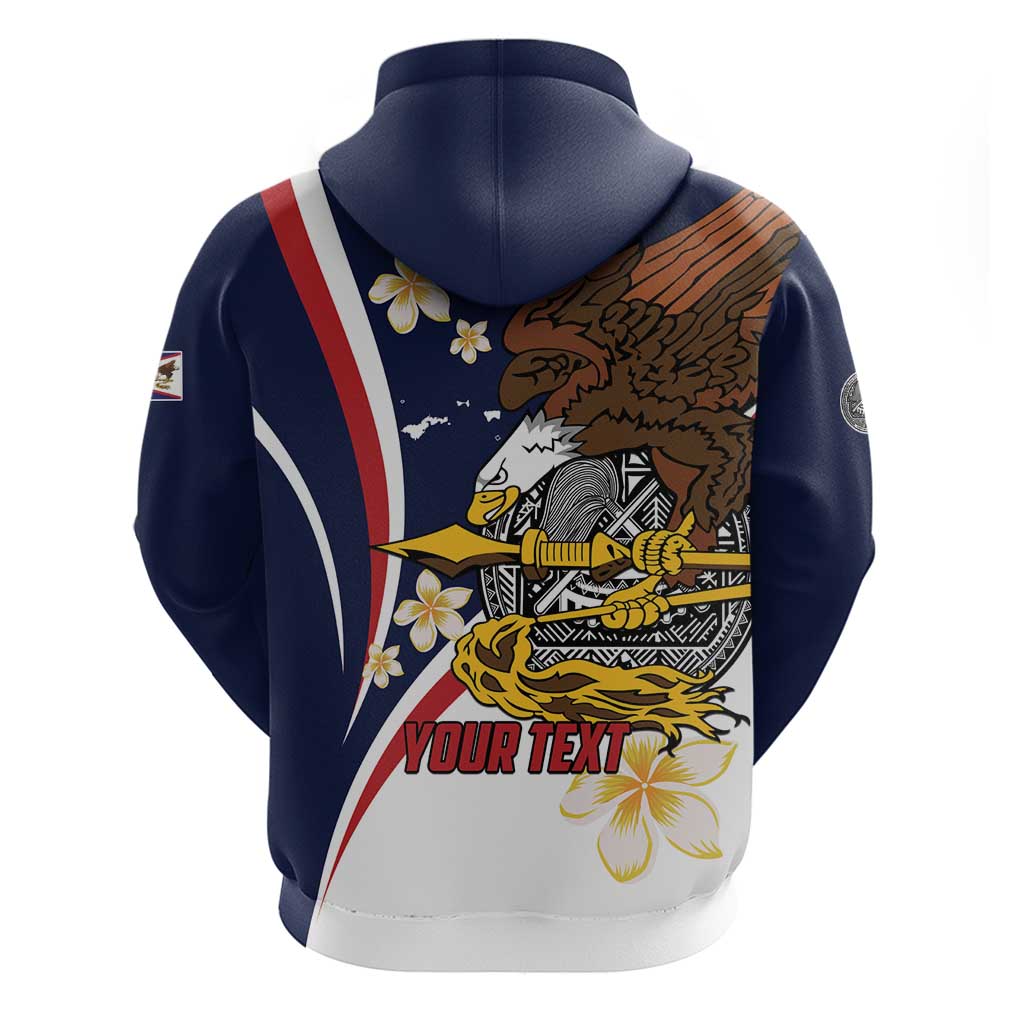Personalized American Samoa Hoodie Amerika Samoa Bald Eagle