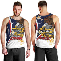 Personalized American Samoa Men Tank Top Amerika Samoa Bald Eagle