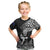 New Zealand Silver Fern Rugby Kid T Shirt Maori Tiki Player With Ta Moko Tribal LT01 Black - Polynesian Pride