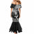 New Zealand Silver Fern Rugby Mermaid Dress Maori Tiki Player With Ta Moko Tribal LT01 - Polynesian Pride