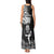 Custom New Zealand Silver Fern Rugby Tank Maxi Dress Maori Tiki Player With Ta Moko Tribal LT01 - Polynesian Pride