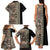 Hawaiian Quilt Family Matching Tank Maxi Dress and Hawaiian Shirt Hibiscus Kakau Vintage Style LT01 - Polynesian Pride