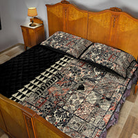 Hawaiian Quilt Quilt Bed Set Hibiscus Kakau Vintage Style LT01 - Polynesian Pride