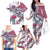 Hawaii Kakau Mix Paisley Pattern Family Matching Off Shoulder Long Sleeve Dress and Hawaiian Shirt Polynesian Tropical Unique Style LT01 - Polynesian Pride