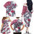 Hawaii Kakau Mix Paisley Pattern Family Matching Off Shoulder Long Sleeve Dress and Hawaiian Shirt Polynesian Tropical Unique Style LT01 - Polynesian Pride