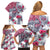 Hawaii Kakau Mix Paisley Pattern Family Matching Off Shoulder Short Dress and Hawaiian Shirt Polynesian Tropical Unique Style LT01 - Polynesian Pride