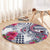 Hawaii Kakau Mix Paisley Pattern Round Carpet Polynesian Tropical Unique Style LT01 - Polynesian Pride