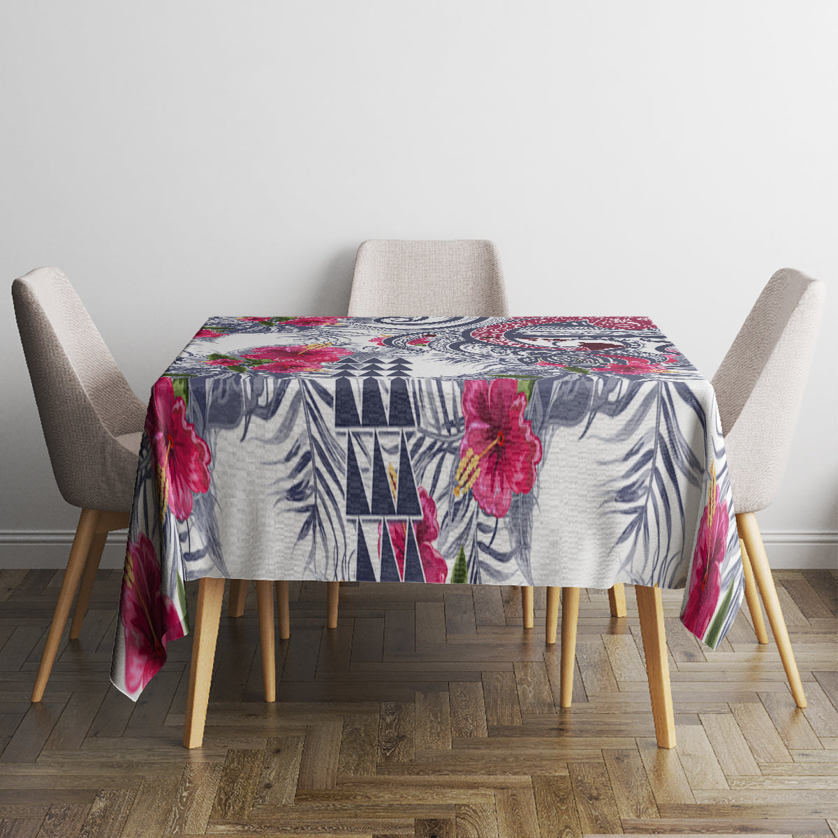 Hawaii Kakau Mix Paisley Pattern Tablecloth Polynesian Tropical Unique Style LT01 - Polynesian Pride