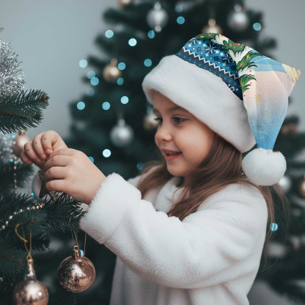 Native American Santa Claus Christmas Santa Hat Merry Christmas 2025 - Polynesian Pride