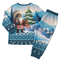 Personalized Native American Santa Claus Christmas Pajama Set Merry Christmas 2025 LT01 - Polynesian Pride