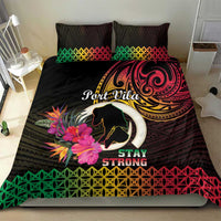 Vanuatu Port Vila Stay Strong Bedding Set Long God Yumi Stanap