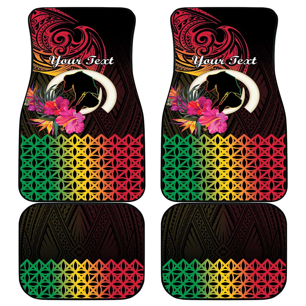 Vanuatu Port Vila Stay Strong Car Mats Long God Yumi Stanap LT01 - Polynesian Pride