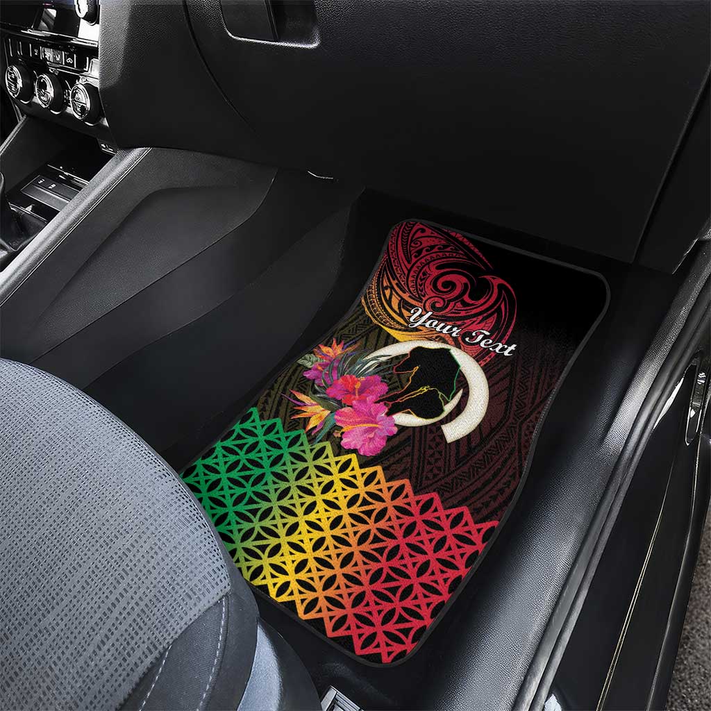 Vanuatu Port Vila Stay Strong Car Mats Long God Yumi Stanap LT01 - Polynesian Pride