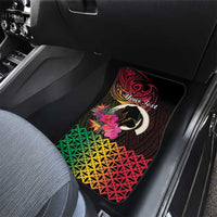Vanuatu Port Vila Stay Strong Car Mats Long God Yumi Stanap LT01 - Polynesian Pride