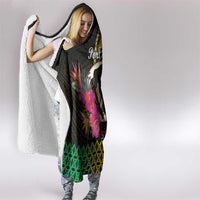 Vanuatu Port Vila Stay Strong Hooded Blanket Long God Yumi Stanap LT01 - Polynesian Pride