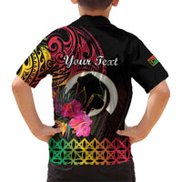 Personalised Vanuatu Port Vila Stay Strong Kid Hawaiian Shirt Long God Yumi Stanap