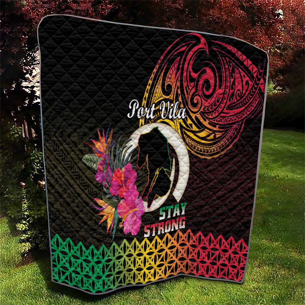 Vanuatu Port Vila Stay Strong Quilt Long God Yumi Stanap