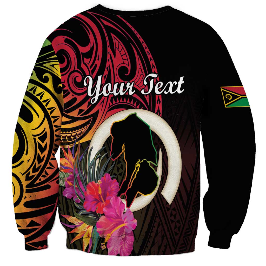 Personalised Vanuatu Port Vila Stay Strong Sweatshirt Long God Yumi Stanap LT01 - Polynesian Pride