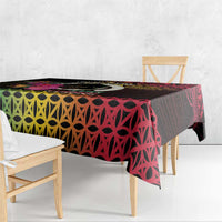 Vanuatu Port Vila Stay Strong Tablecloth Long God Yumi Stanap LT01 - Polynesian Pride