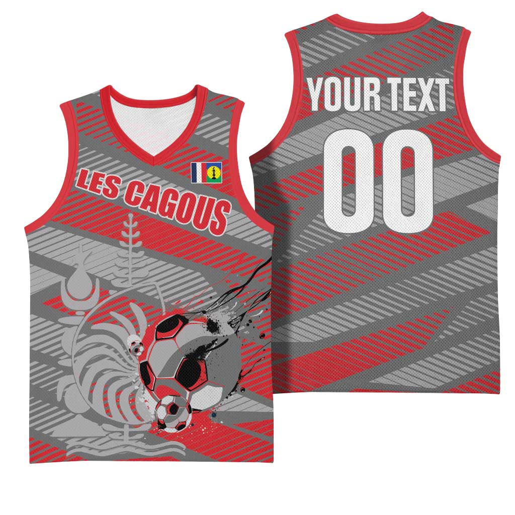 Custom Football 2026 New Caledonia Basketball Jersey Kagus Come On LT01 - Polynesian Pride