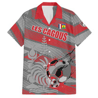 Custom Football 2026 New Caledonia Hawaiian Shirt Kagus Come On LT01 Gray - Polynesian Pride