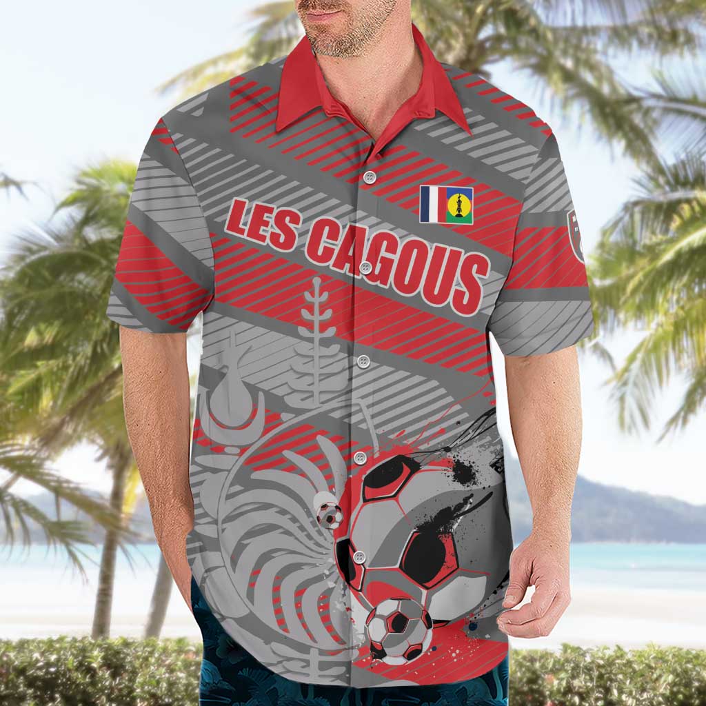 Custom Football 2026 New Caledonia Hawaiian Shirt Kagus Come On LT01 - Polynesian Pride