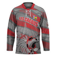 Custom Football 2026 New Caledonia Hockey Jersey Kagus Come On LT01 Unisex Gray - Polynesian Pride