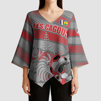 Custom Football 2026 New Caledonia Kimono Sleeve Blouse Kagus Come On LT01 - Polynesian Pride