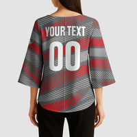 Custom Football 2026 New Caledonia Kimono Sleeve Blouse Kagus Come On LT01 - Polynesian Pride