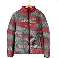 Custom Football 2026 New Caledonia Padded Jacket Kagus Come On LT01 - Polynesian Pride