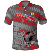 Custom Football 2026 New Caledonia Polo Shirt Kagus Come On LT01 Gray - Polynesian Pride