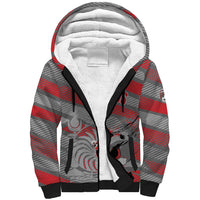Custom Football 2026 New Caledonia Sherpa Hoodie Kagus Come On LT01 Unisex Gray - Polynesian Pride