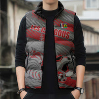 Custom Football 2026 New Caledonia Sleeveless Puffer Jacket Kagus Come On LT01 - Polynesian Pride